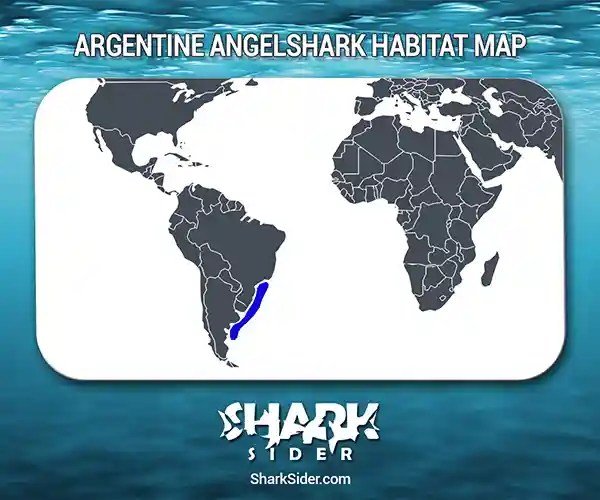 Argentine Angelshark Habitat Map