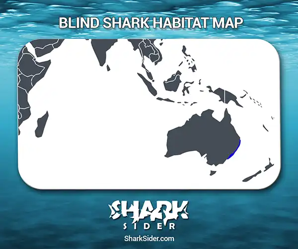 Blind Shark Habitat Map