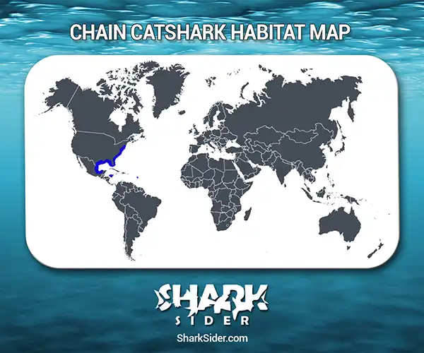 Chain Catshark Habitat Map
