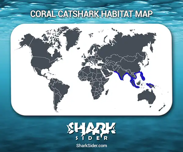 Coral Catshark Habitat Map