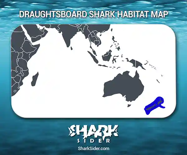 Draughtsboard Shark Habitat Map