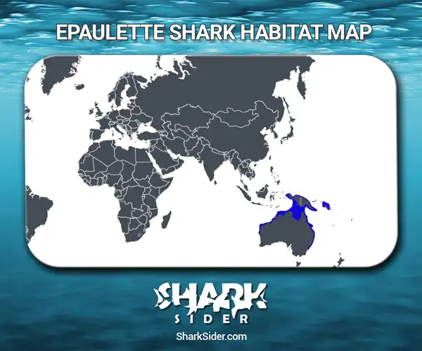 Epaulette Shark Habitat Map