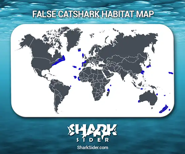 False Catshark Habitat Map