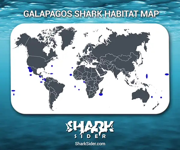Galapagos Shark Habitat Map