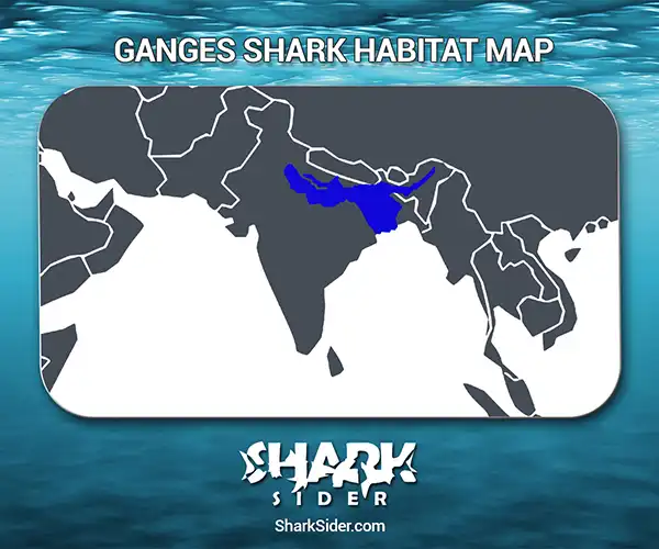 Ganges Shark Habitat Map