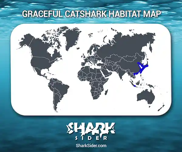 Graceful Catshark Habitat Map