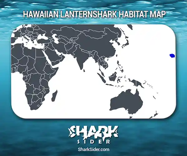 Hawaiian Lanternshark Habitat Map