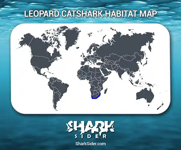 Leopard Catshark Habitat Map