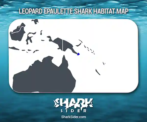 Leopard Epaulette Shark Habitat Map