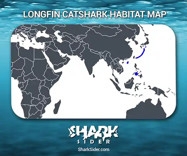 Longfin catshark Habitat Map