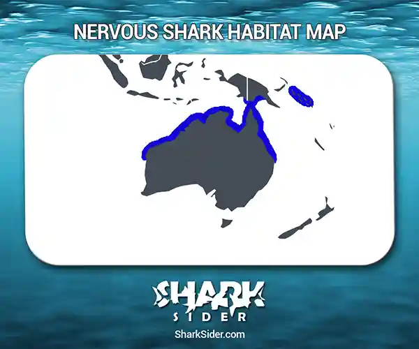 Nervous Shark Habitat Map