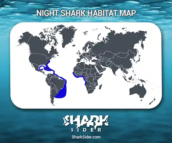 Night Shark Habitat Map