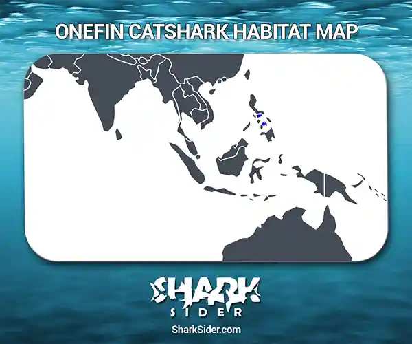Onefin Catshark Habitat Map