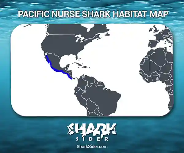 Pacific nurse shark Habitat Map