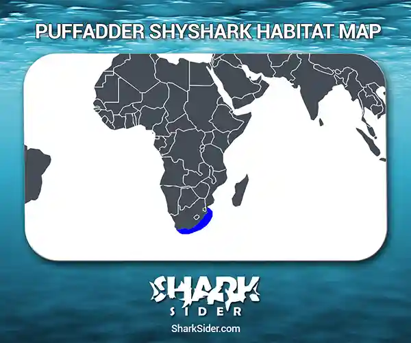 Puffadder Shyshark Habitat Map