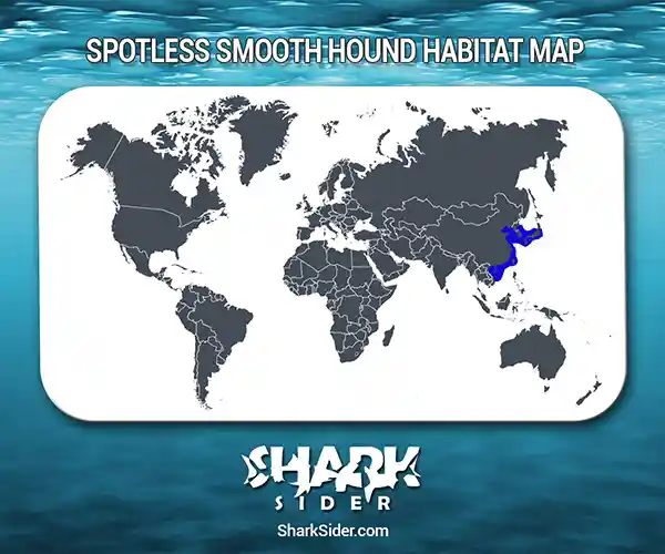 Spotless Smooth hound Habitat Map