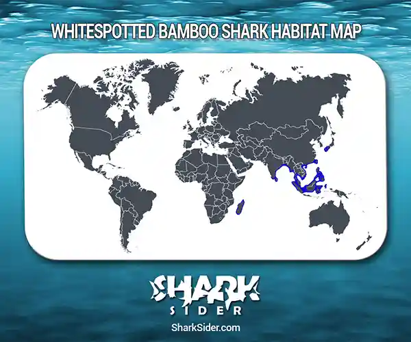 Whitespotted Bamboo Shark Habitat Map
